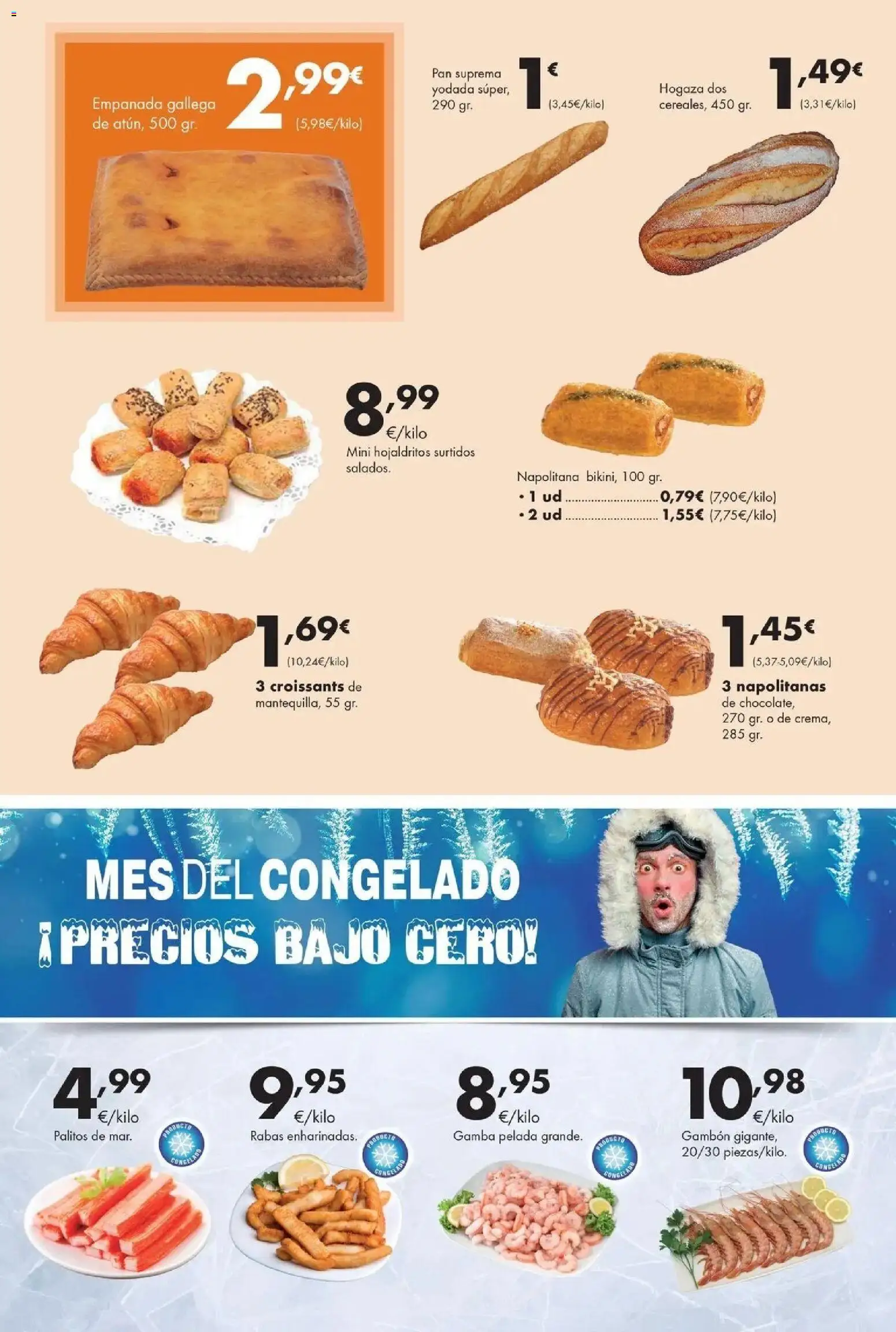 Lupa Supermercados - Tus vecinos de confianza │ válido desde el 05.03.2026 | Página: 8 | Productos: Pan, Gamba