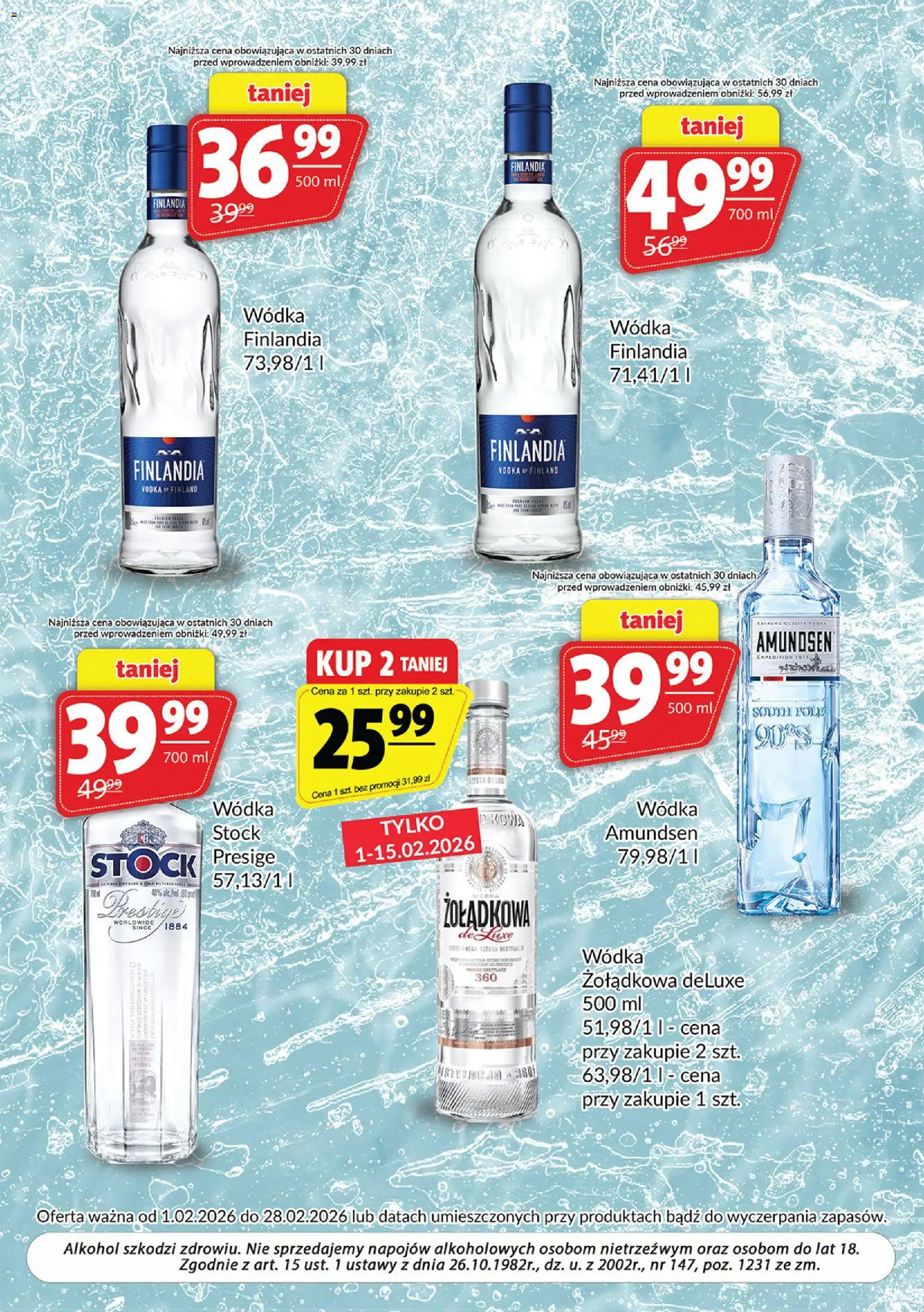 Prim Market Gazetka - Oferta alkoholowa od 01.02.2026 | Strona: 3 | Produkty: Wódka finlandia, Vodka, Alkohol, Wódka