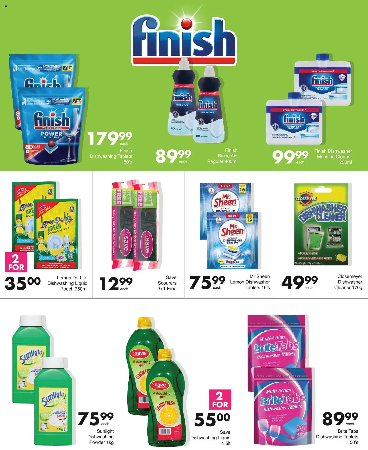 New Save catalogue – valid from 29.01.2026 | Page: 76 | Products: Dishwasher, Powder, Dishwasher tablets, Dishwashing liquid