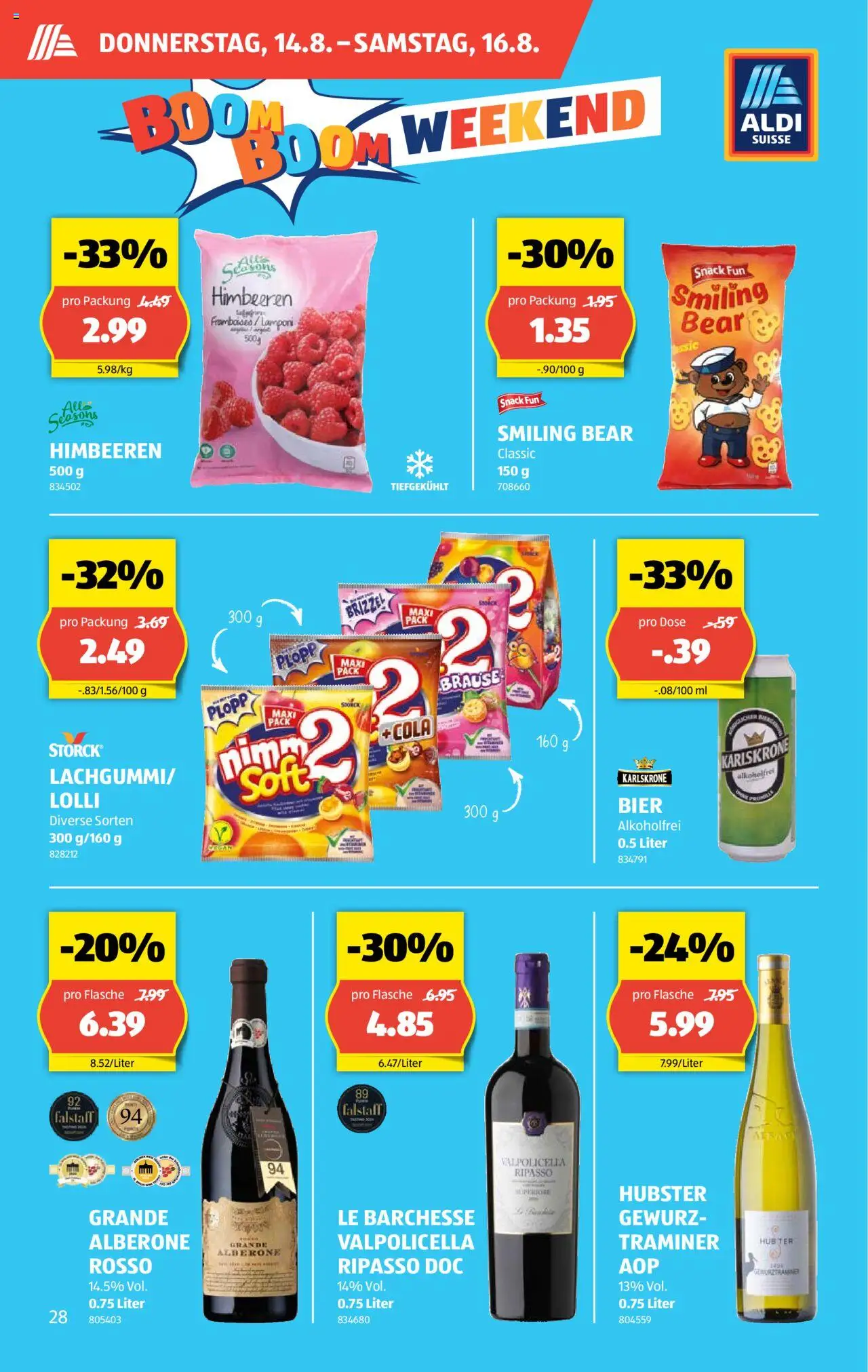 Aldi Aktionen ab 14.08.2025 | Seite: 28 | Produkte: Bier