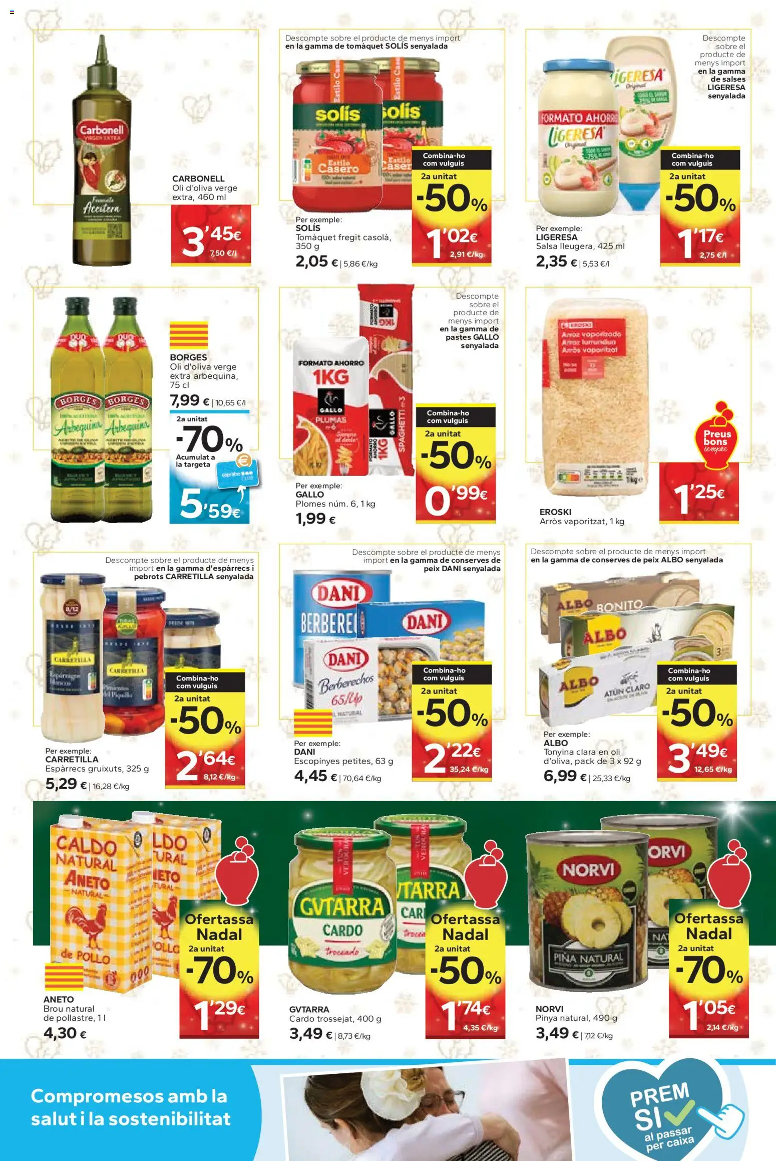 Caprabo folleto │ válido desde el 18.12.2025 | Página: 18 | Productos: Berberechos, Arroz, Piña, Atún claro