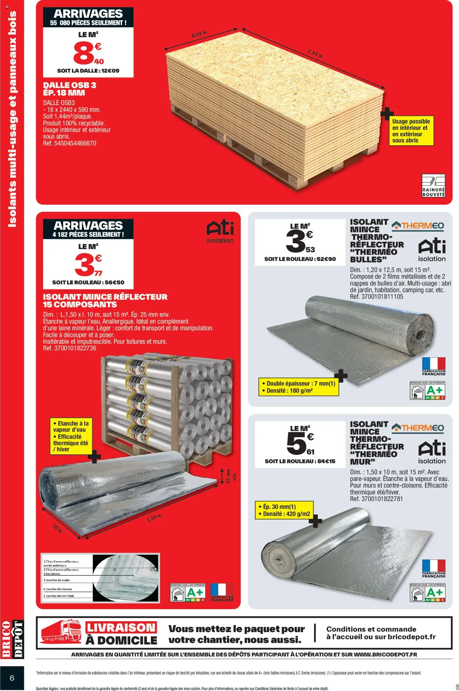 {H1} | Page: 6 | Produits: Couches, Mousse, Rouleau