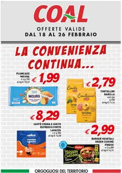 Anteprima del volantino Coal La Convenienza Continua catalogo valido a partire dal 18.02.2026