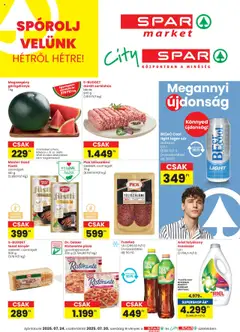 Spar - City Spar szórólap - amely érvényes a következő dátumtól: 24.07.2025