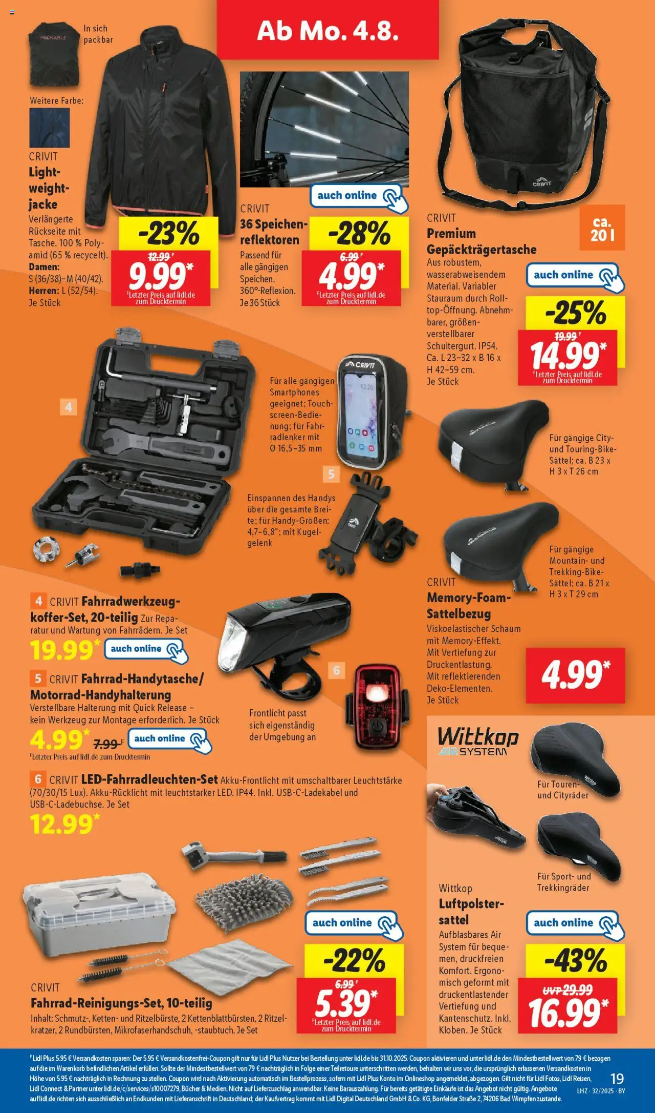 Lidl Prospekt München - gültig ab dem 04.08.2025 | Seite: 29 | Produkte: Bad, Smartphones, Jacke