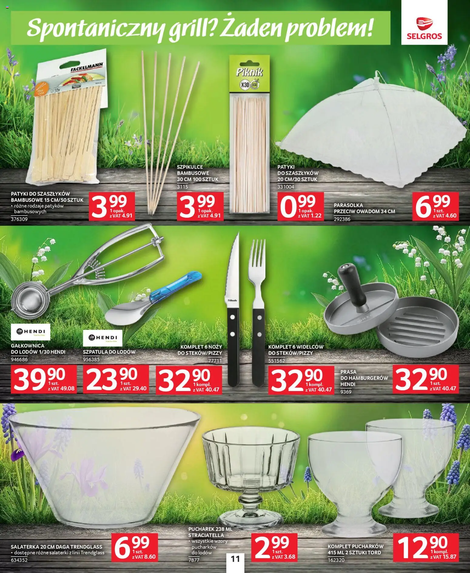 Selgros cash&carry gazetka - Grillowanie od 23.04.2026 | Strona: 23 | Produkty: Parasolka, Grill