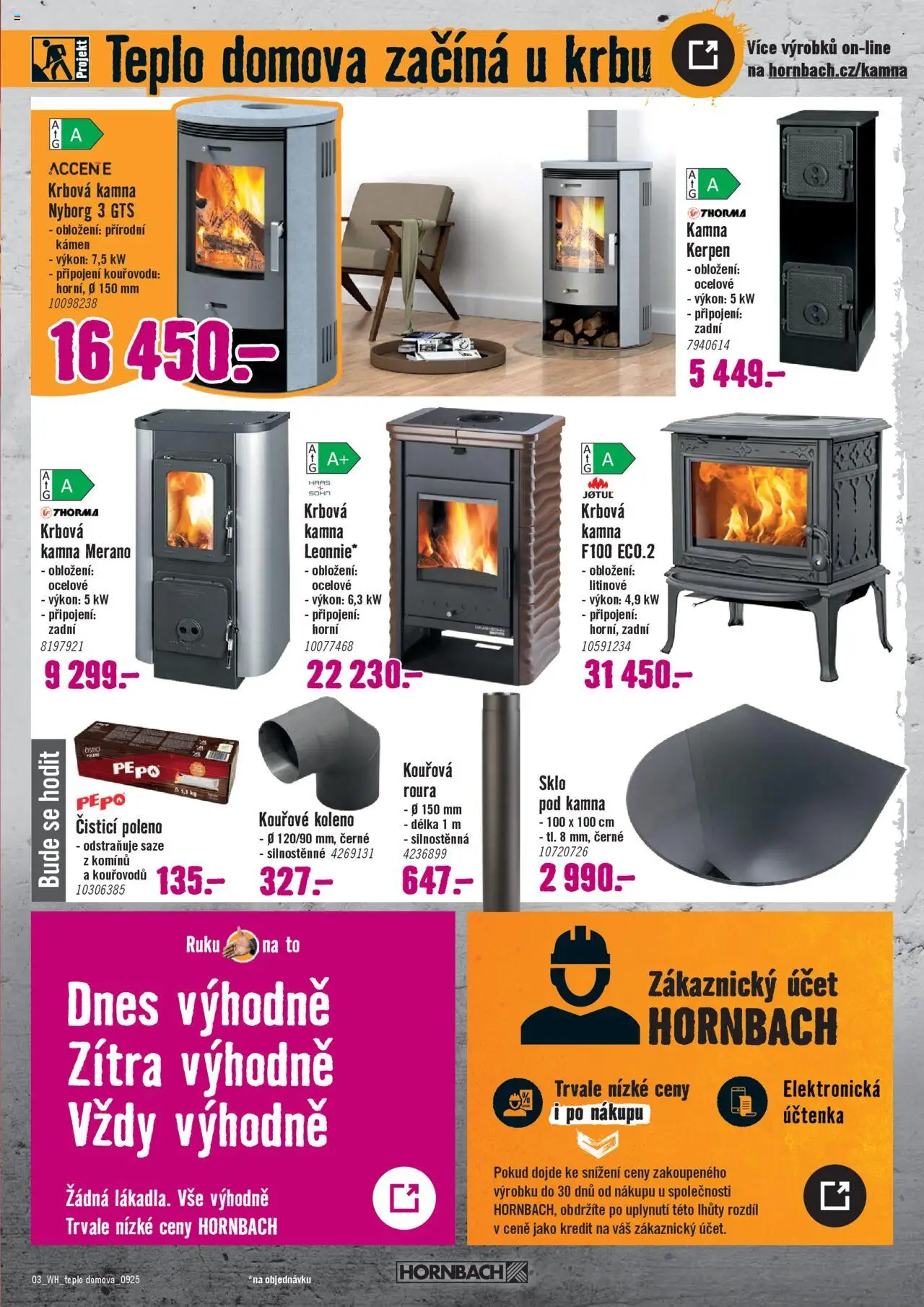 HORNBACH leták - Teplo domova od 17.09.2025 | Strana: 3 | Produkty: Pepo