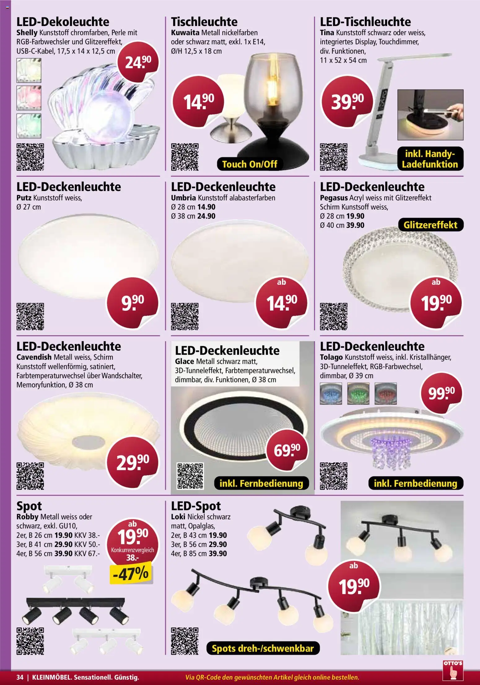 Otto's Aktionen Möbelflyer – gültig ab 01.03.2026 | Seite: 34 | Produkte: Glace