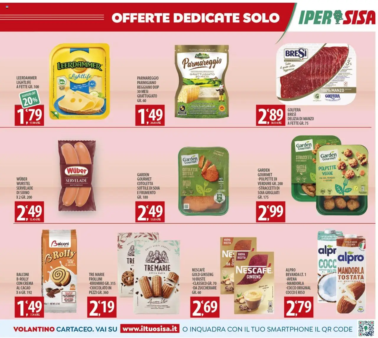 Volantino SISA del 14.10.2025 | Pagina: 13 | Prodotti: Cacao, Parmigiano reggiano, Frollini, Parmigiano