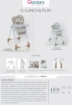 Anteprima del volantino Prenatal Seggioloni catalogo valido a partire dal 04.12.2025 | Pagina: 6 | Prodotti: Poggiapiedi, Gioco, Vassoio