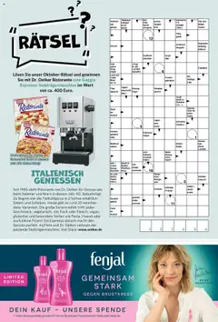 Famila Nordwest myTime Oktober 2025 ab 01.10.2025 gültig | Seite: 84 | Produkte: Ristorante, Creme, Tiefkühlpizza, Obst
