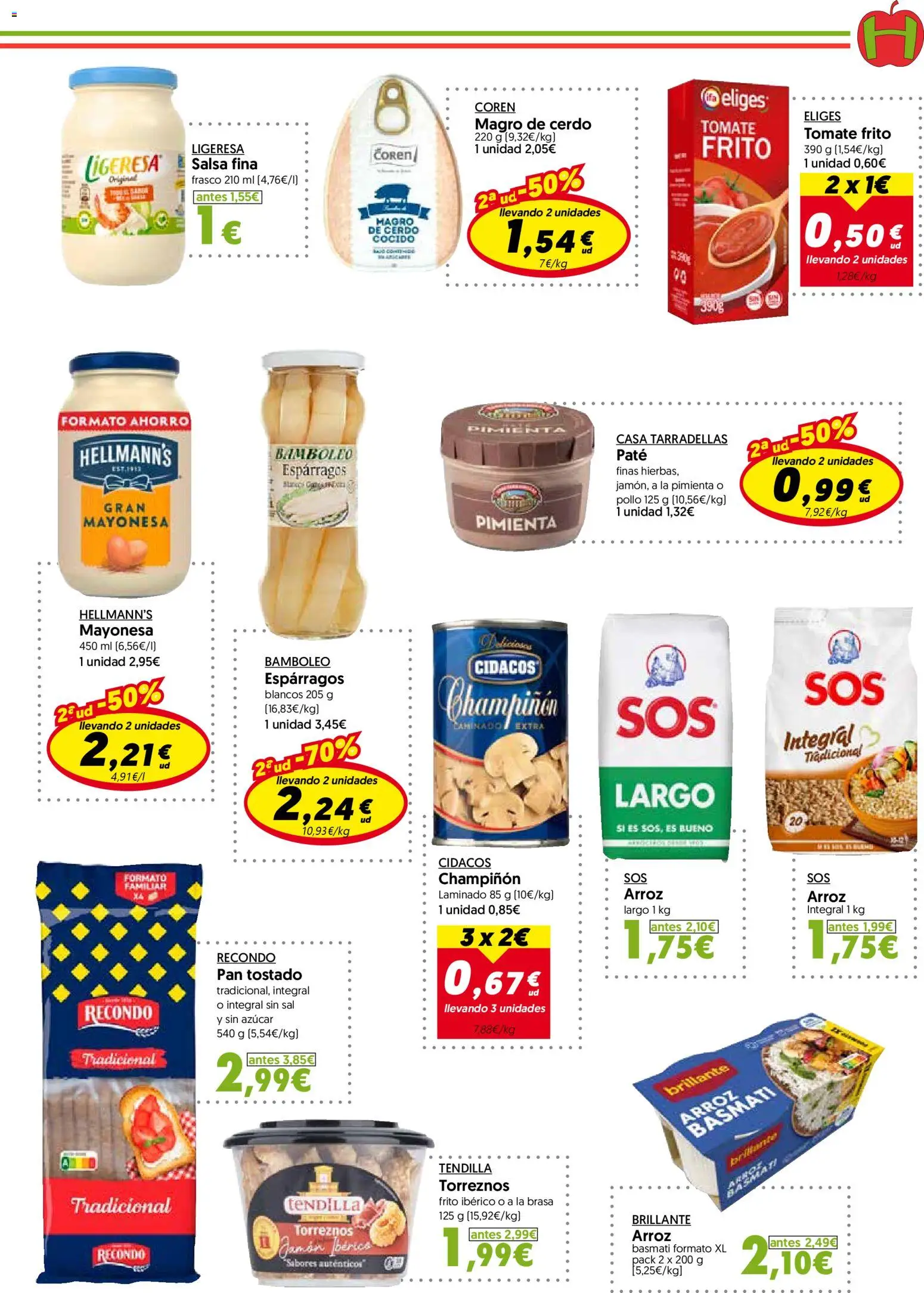 Hiper Usera folleto │ válido desde el 25.02.2026 | Página: 13 | Productos: Pan, Jamón, Paté, Arroz