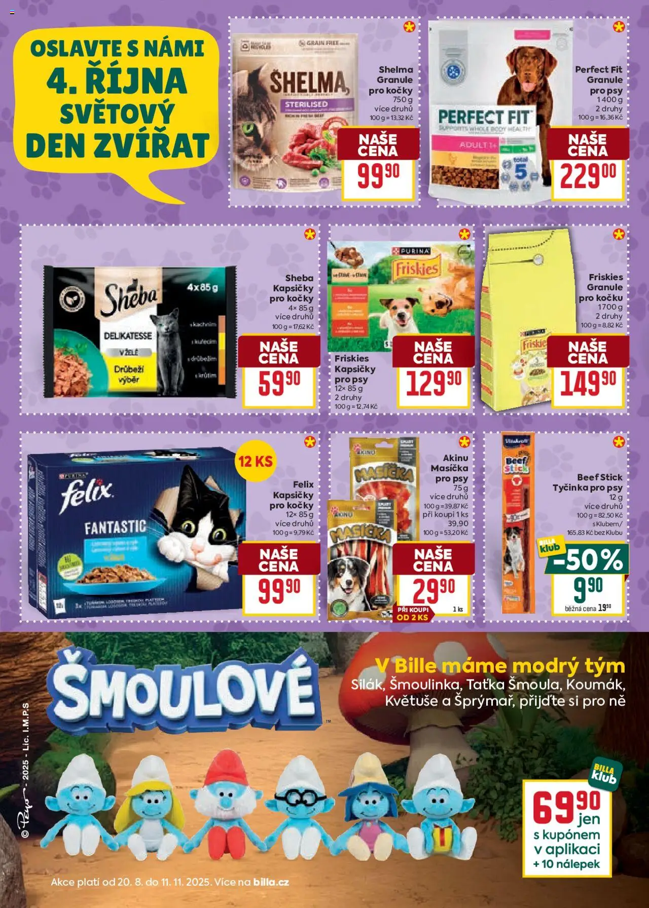 Billa Velký leták od 24.09.2025 | Strana: 30 | Produkty: Purina, Granule, Granule pro kočky, Sheba