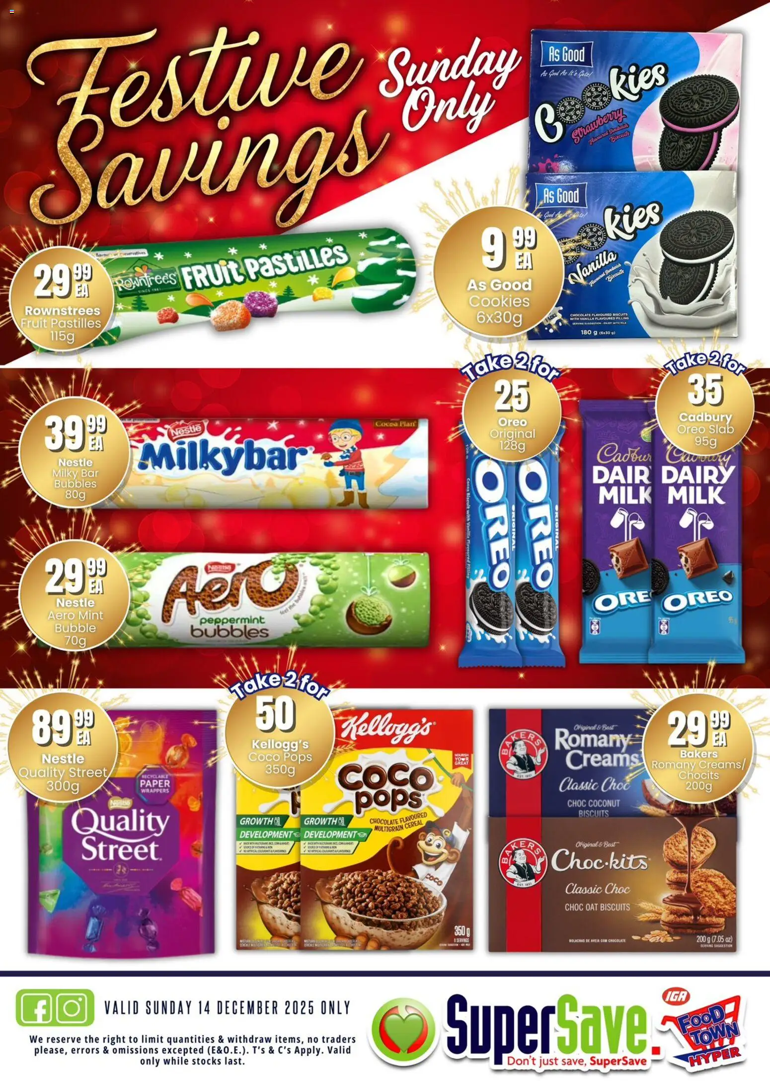 New Super Save catalogue – valid from 14.12.2025 | Page: 6 | Products: Milk, Biscuits, Cookies, Paper