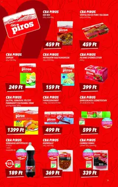 CBA Akciós újság - amely érvényes a következő dátumtól: 13.11.2025 | Oldal: 5 | Termékek: Papírzsebkendő, Gyümölcstea, Cola, Eper