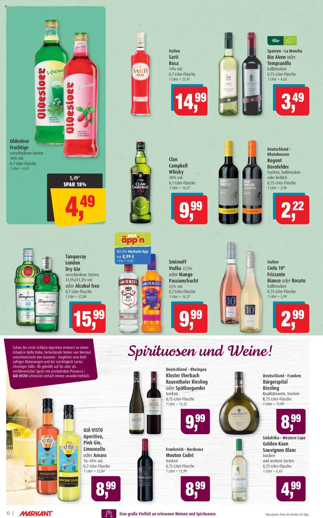 Markant Prospekt 	 - gültig ab dem 21.07.2025 | Seite: 12 | Produkte: Bad, Oldesloer, Limoncello, Eis