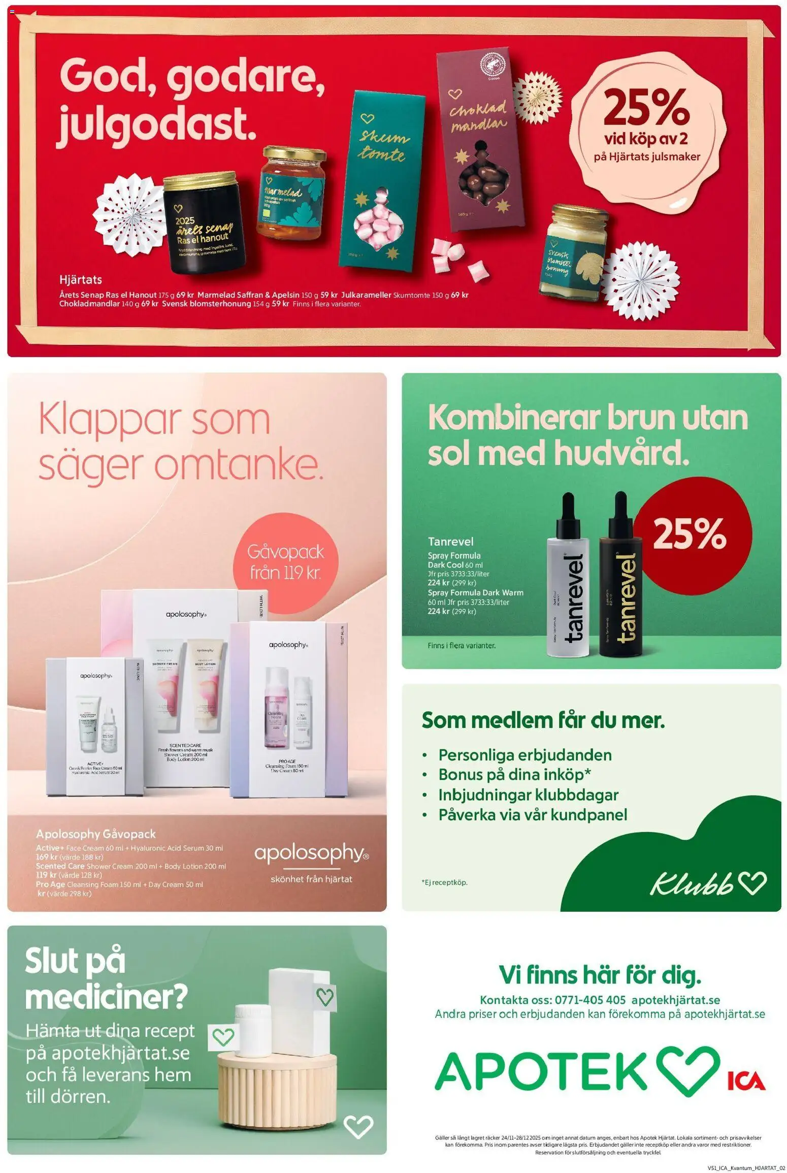 ICA Kvantum reklamblad aktuell från 15.12.2025 | Sida: 7 | Produkter: Body lotion, Galler, Saffran, Apelsin