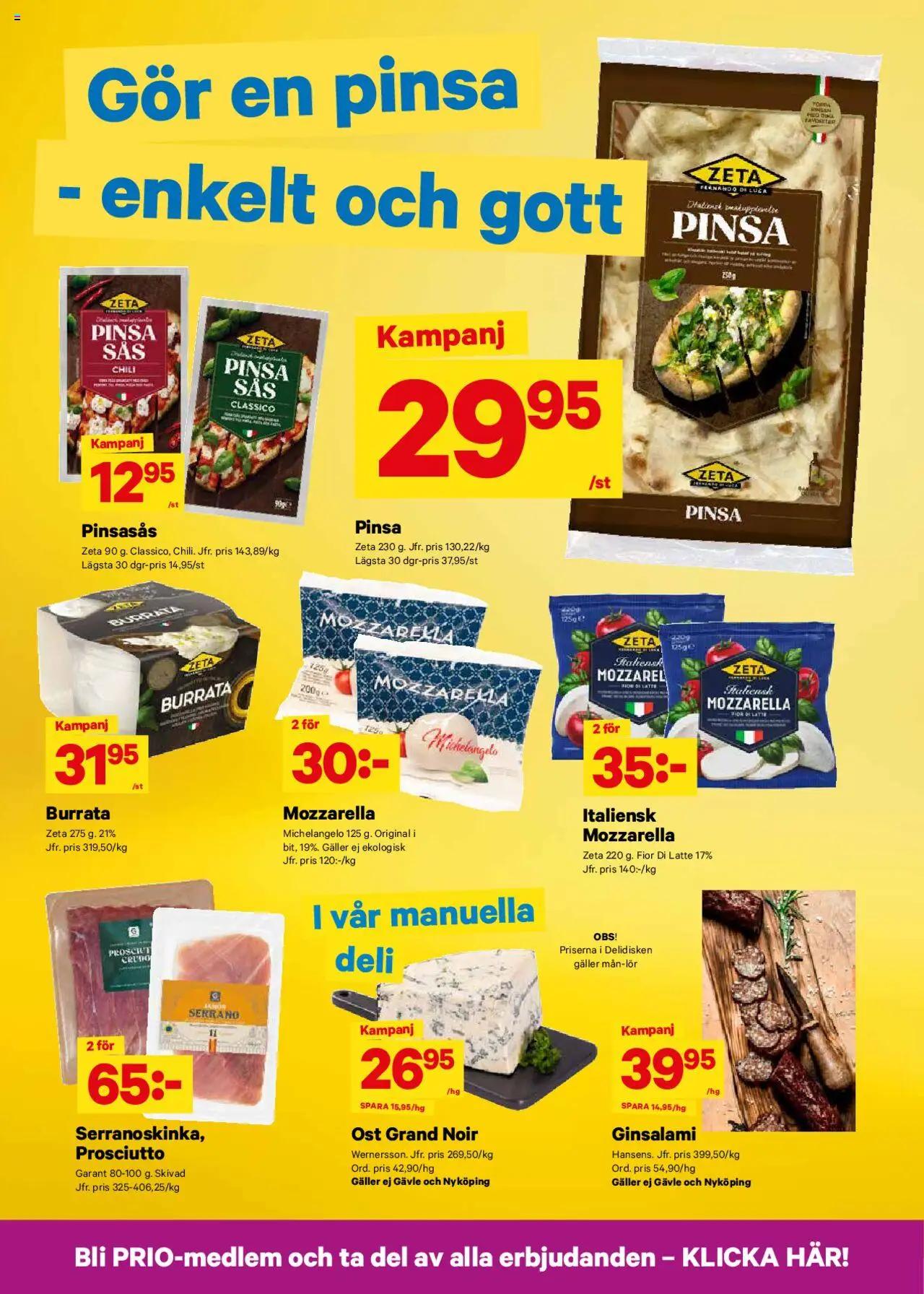 City Gross reklamblad aktuell från 08.09.2025 | Sida: 6 | Produkter: Burrata, Galler, Ost, Chili
