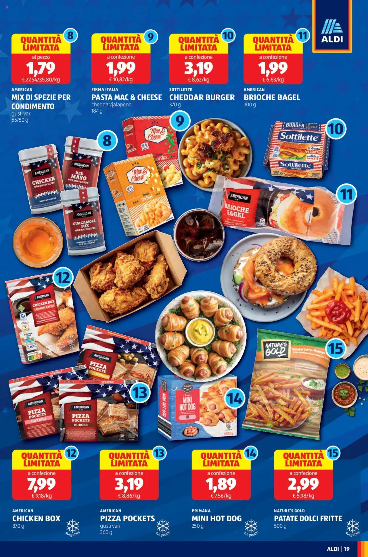 Volantino Aldi del 20.10.2025 | Pagina: 19 | Prodotti: Pizza, Spezie, Patate, Pasta