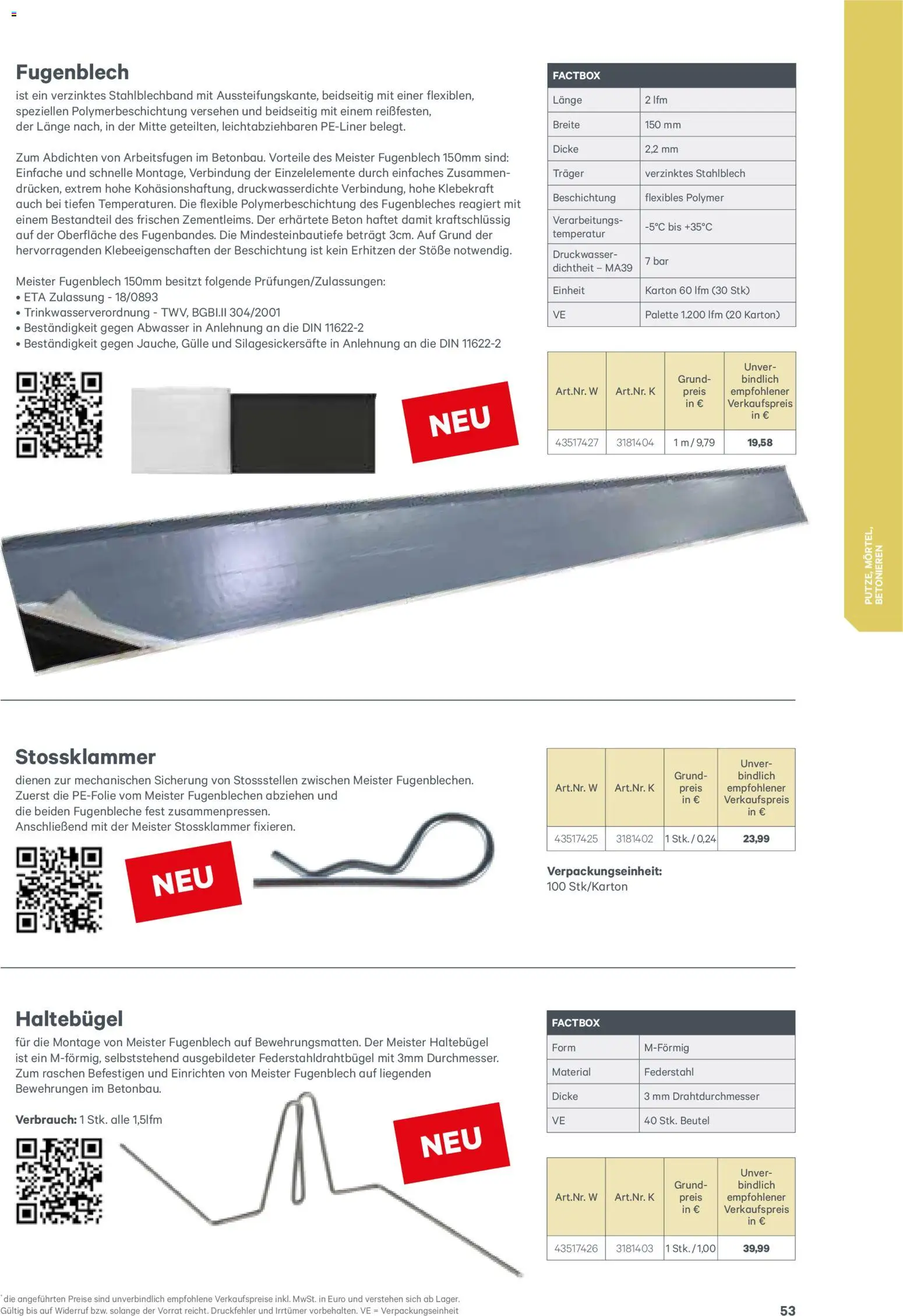 Lagerhaus  Meister Katalog 2026 gültig ab 02.01.2026 | Seite: 53