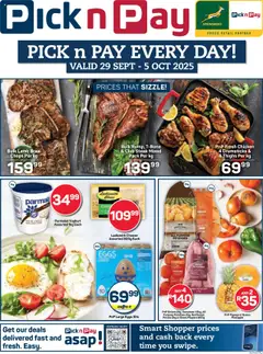 Pick n Pay specials catalogue – valid from 29.09.2025