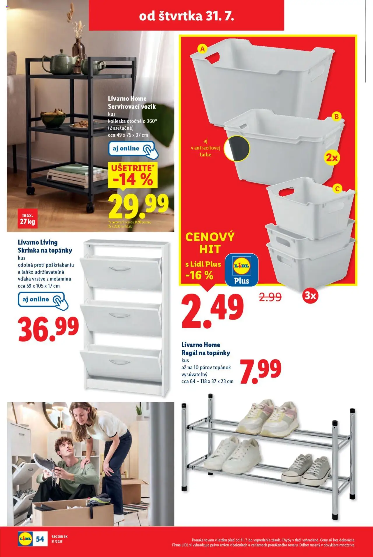 Lidl leták │ platný od 28.07.2025 | Strana: 78 | Produkty: Regál, Skrinka
