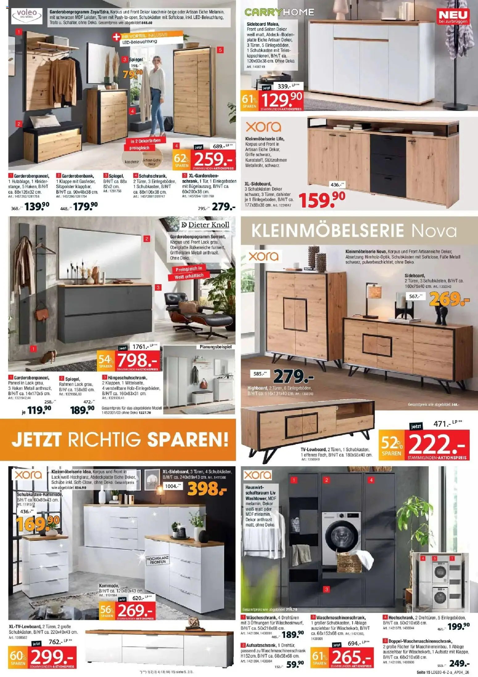 Zurbrüggen - Zurbrüggen: Best Deals – gültig ab 27.03.2026 | Seite: 15 | Produkte: Sideboard, Spiegel