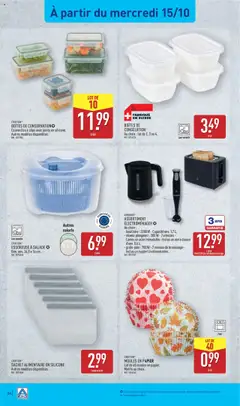 Aldi - Prévisualisation de Aldi catalogue semaine 42 valide à partir de 14.10.2025 | Page: 36 | Produits: Salade, Mixeur plongeant, Bouilloire, Essoreuse à salade