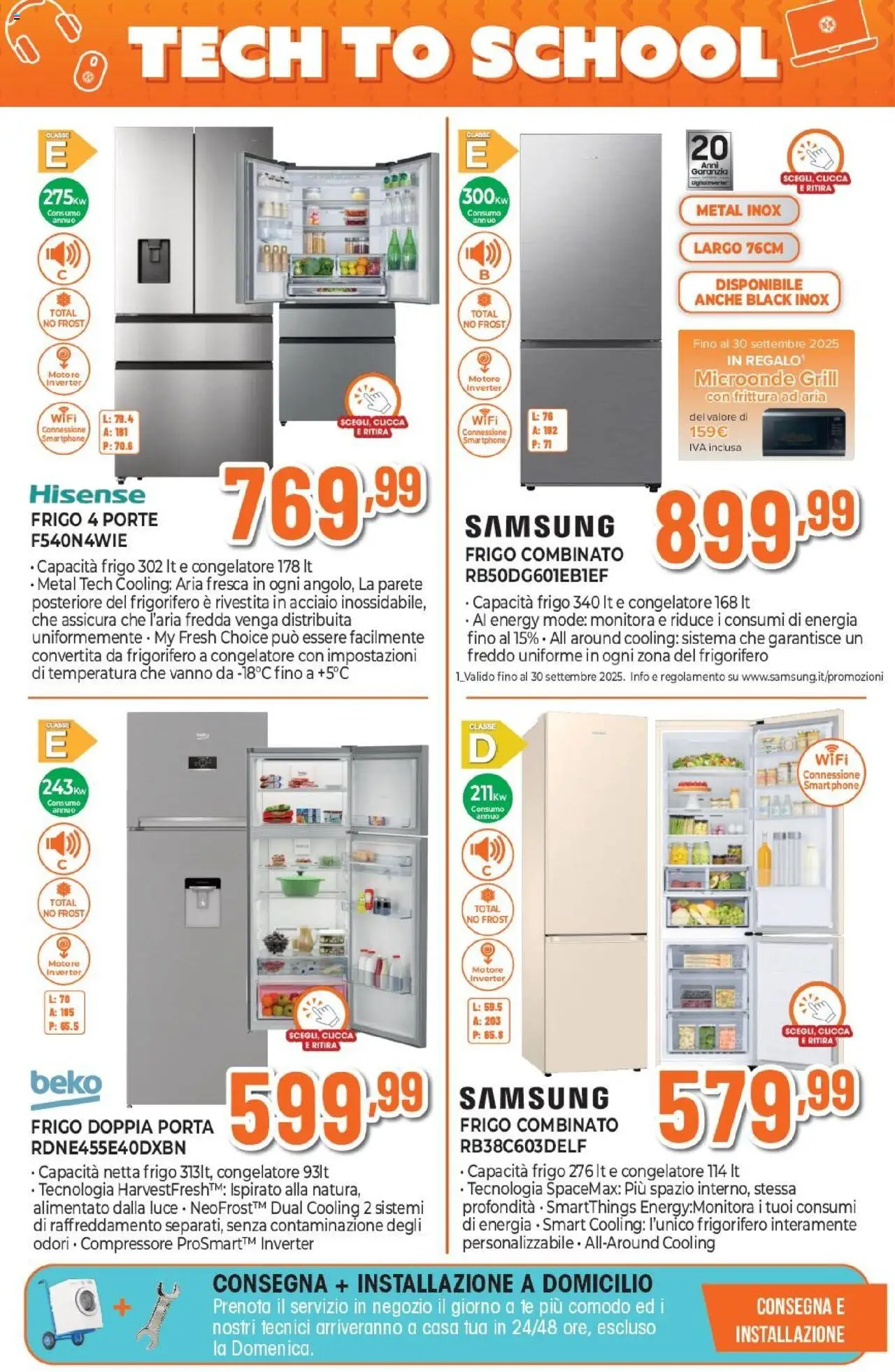 Volantino Expert del 14.08.2025 | Pagina: 27 | Prodotti: Tè, Frigorifero, Congelatore, Samsung