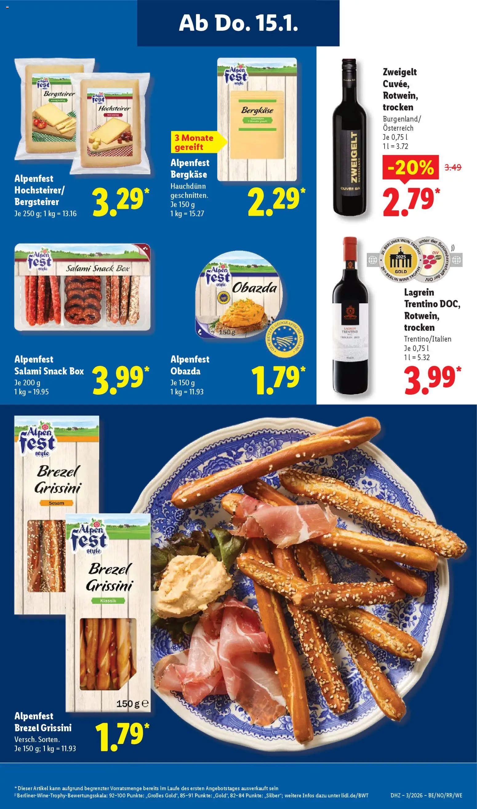 Lidl Prospekt Zossen – gültig ab 12.01.2026 | Seite: 55 | Produkte: Berliner, Box, Salami, Wein