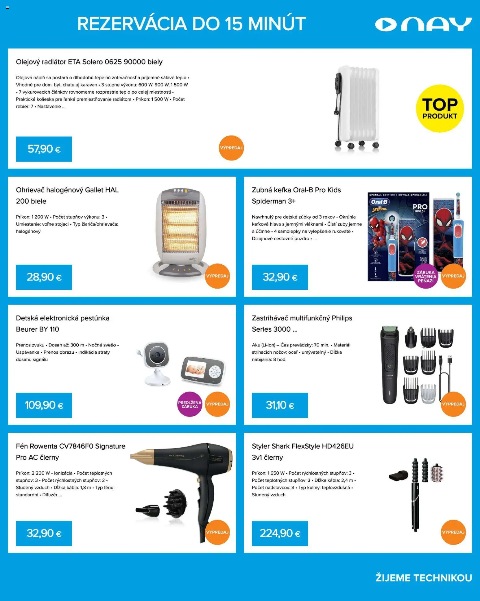 Nové NAY Elektrodom akcie – leták je platný od 12.01.2026 | Strana: 13 | Produkty: Difúzer, Zubná kefka, Nočné svetlo, Svetlo