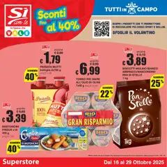 Anteprima del volantino Sì con Te Superstore catalogo valido a partire dal 16.10.2025