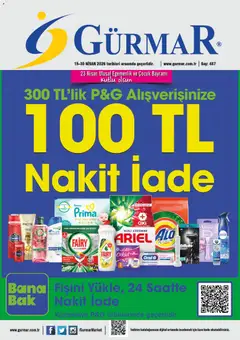 15.04.2026 tarihinden itibaren geçerli olan Gürmar kataloğu önizlemesi