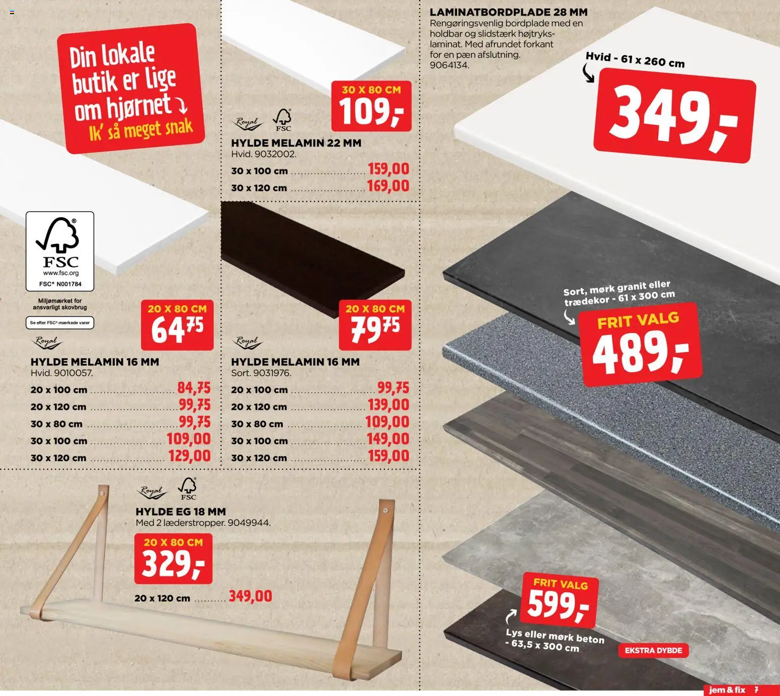 Jem & fix tilbudsavis – gyldig fra 25.01.2026 | Side: 7 | Produkter: Hylde