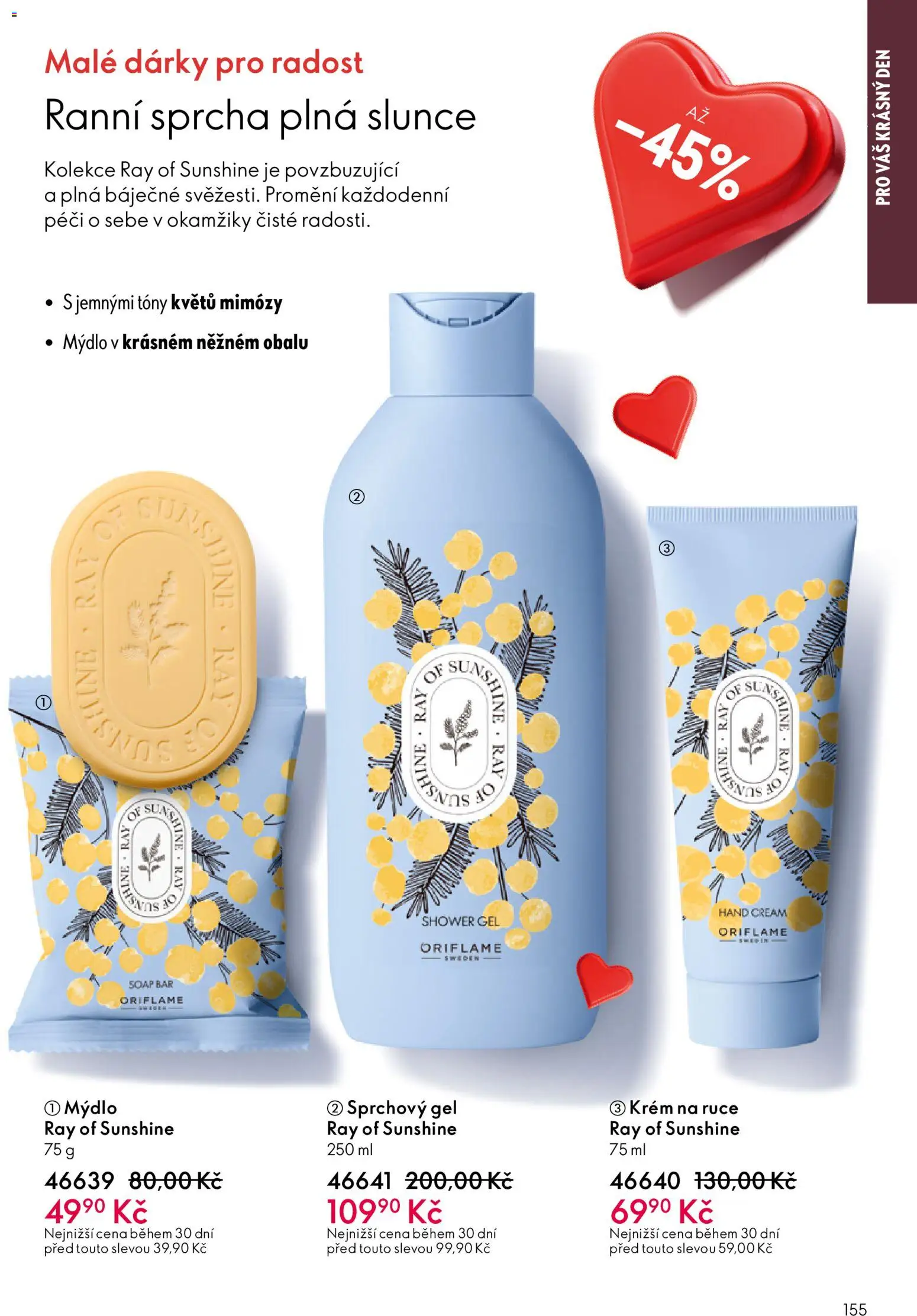 Oriflame katalog č.02/2026 od 21.01.2026 | Strana: 155 | Produkty: Krém na ruce, Mýdlo, Sprcha, Krém