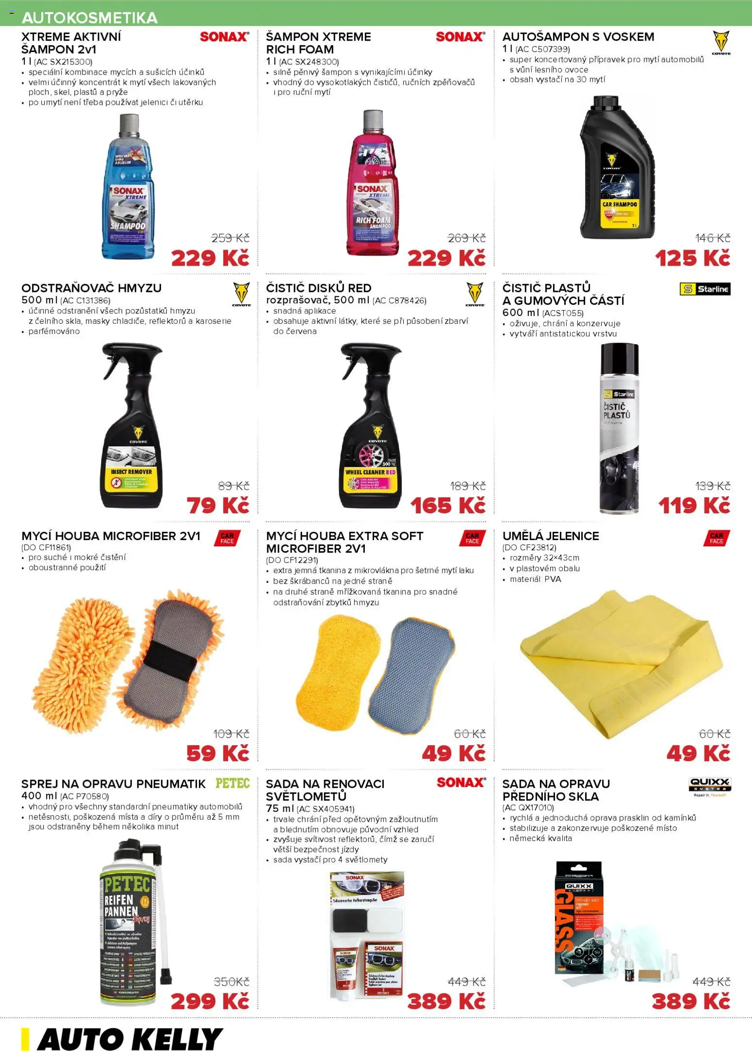 Auto Kelly leták od 28.04.2026 | Strana: 4 | Produkty: Mycí houba, Ovoce, Šampon