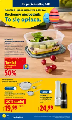 Náhled letáku Lidl Polsko katalog od 09.03.2026 | Strana: 24 | Produkty: Mlýnek, Baterie