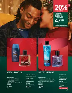 Ofertele Avon valabile de la 01.12.2025 | Pagină: 127 | Produse: Body, Toaletă, Apă de toaletă, Gel de duș