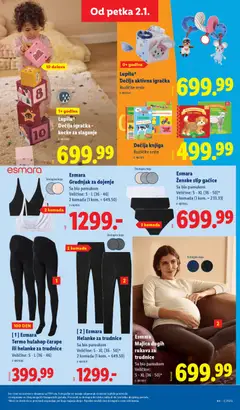[1] Esmara Termo hulahop čarape ili helanke za trudnice, 100 DEN, Veličine: S-L (36-46) - pregled Lidl kataloga - važi od 02.01.2026 | Strana: 63