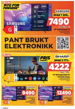 Forhåndsvisning av Power kundeavis gyldig fra 07.04.2026 | Side: 12 | Produkter: Tv, Датчик руху, Суміш дитяча