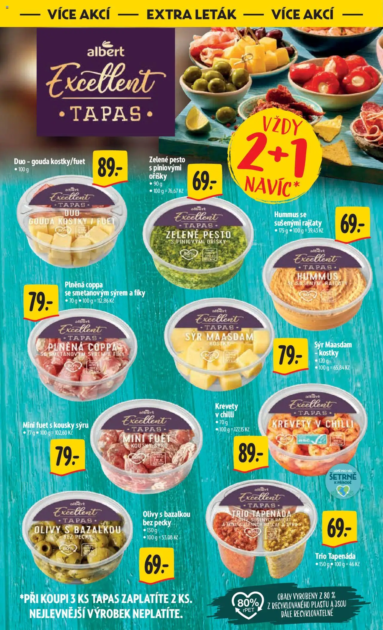 Albert leták - Hypermarket od 17.09.2025 | Strana: 50 | Produkty: Hummus, Gouda, Sýr, Fuet