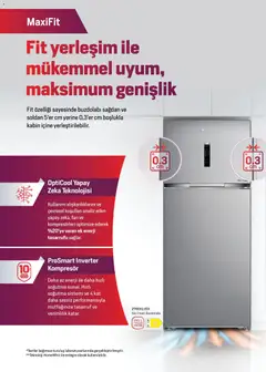 16.11.2025 tarihinden itibaren geçerli olan Arçelik kataloğu önizlemesi | Sayfa: 7 | Ürünler: Buzdolabı, Fan