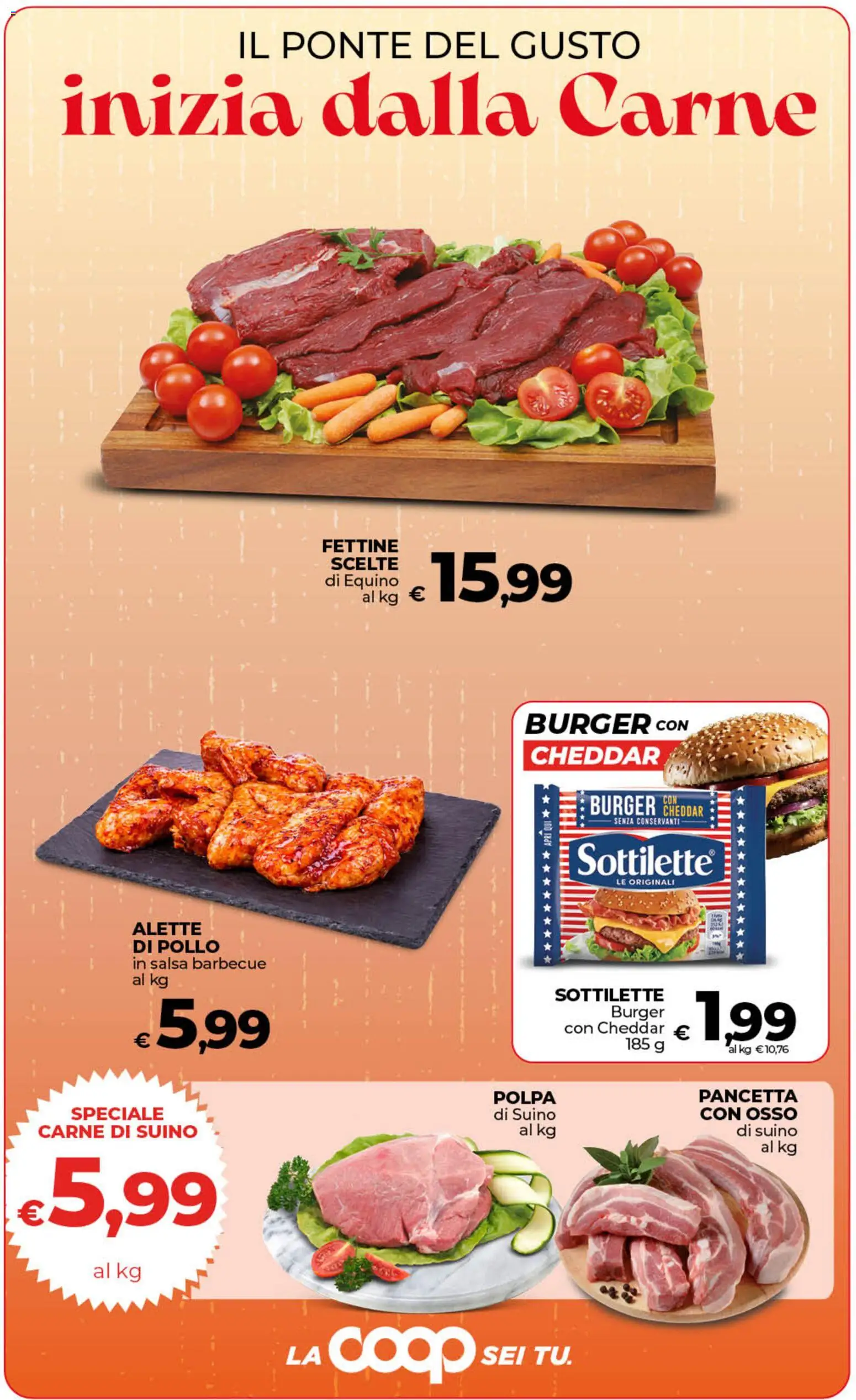 Volantino Ipercoop del 28.04.2026 | Pagina: 19 | Prodotti: Pollo, Pancetta, Salsa, Salsa barbecue