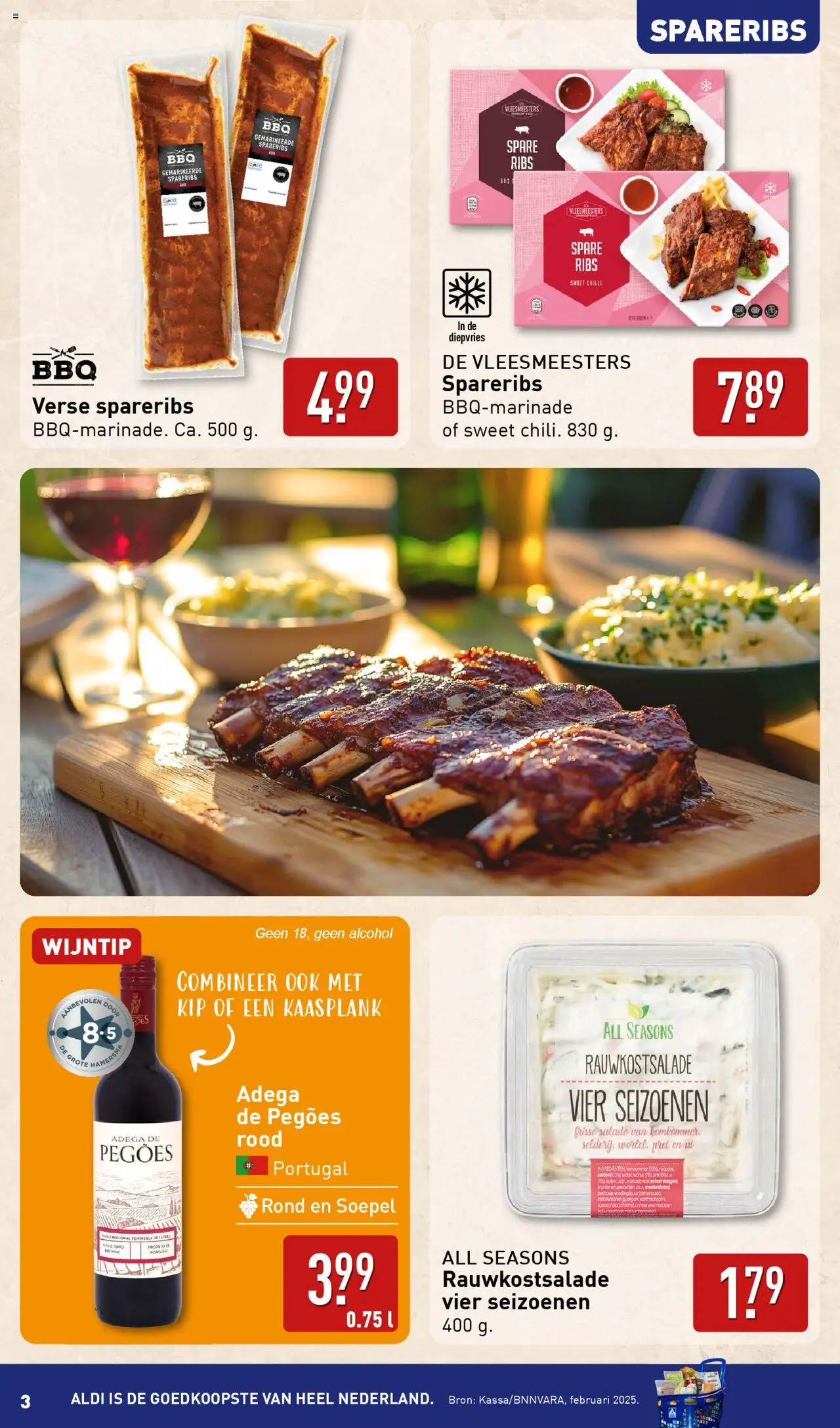  | Pagina: 3 | Producten: Salade, Prei, Kip, Alcohol