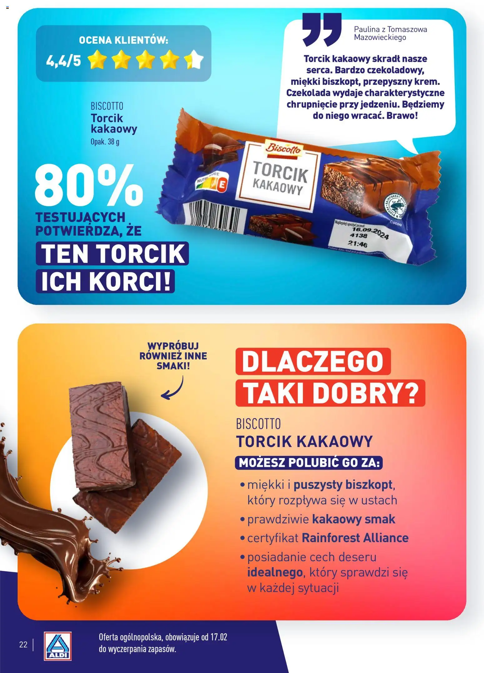 Aldi Polsko leták - Rozsmakuj się w polecanych produktach od 23.02.2026 | Strana: 22