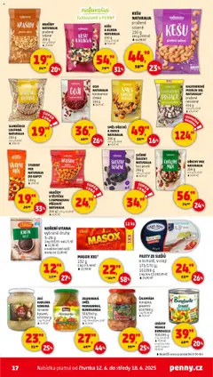 Penny Market leták - Čtvrtečník od 12.06.2025 | Strana: 17 | Produkty: Pistácie, Ořechy, Arašídy, Masox