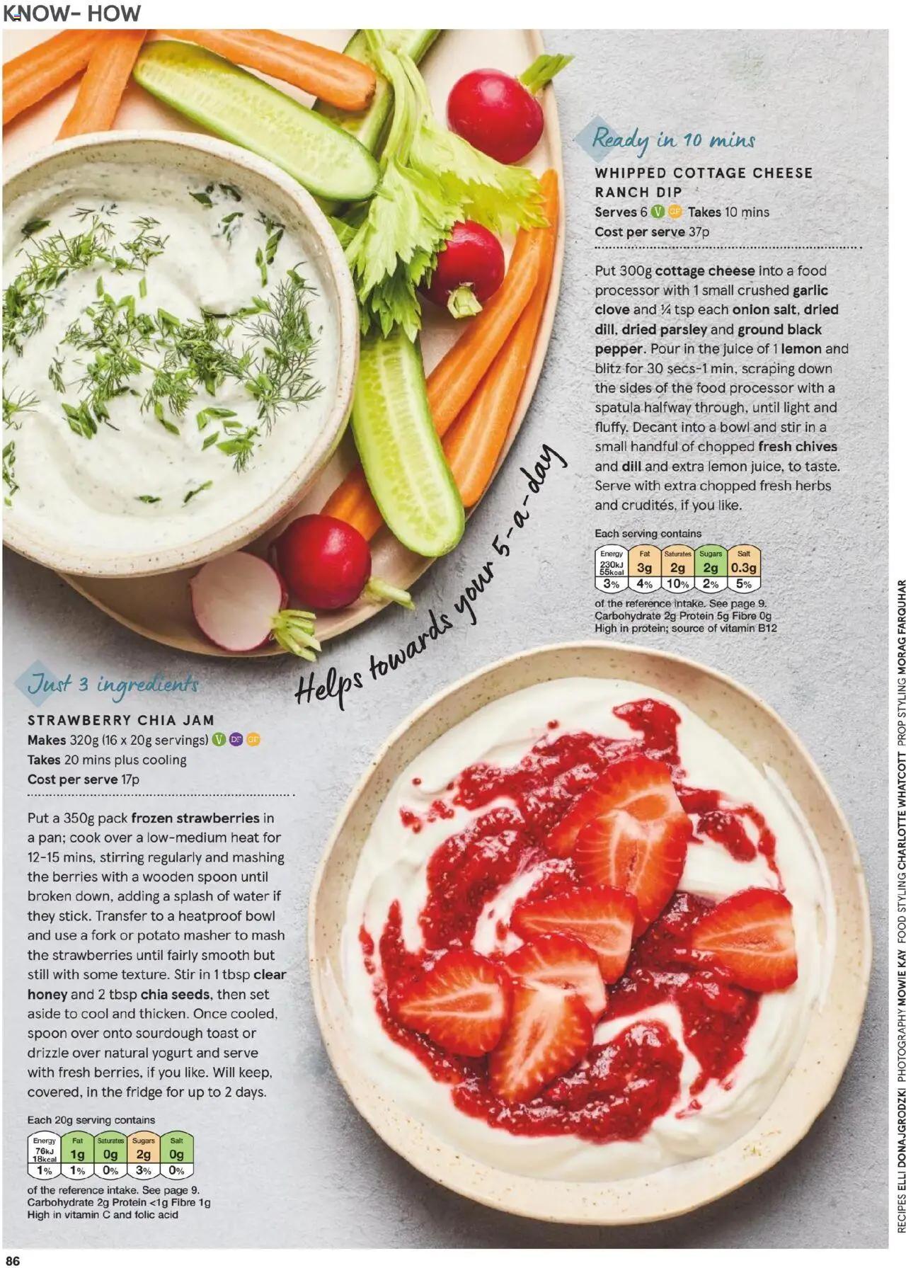  | Page: 86 | Products: Yogurt, Juice, Cottage cheese, Strawberry