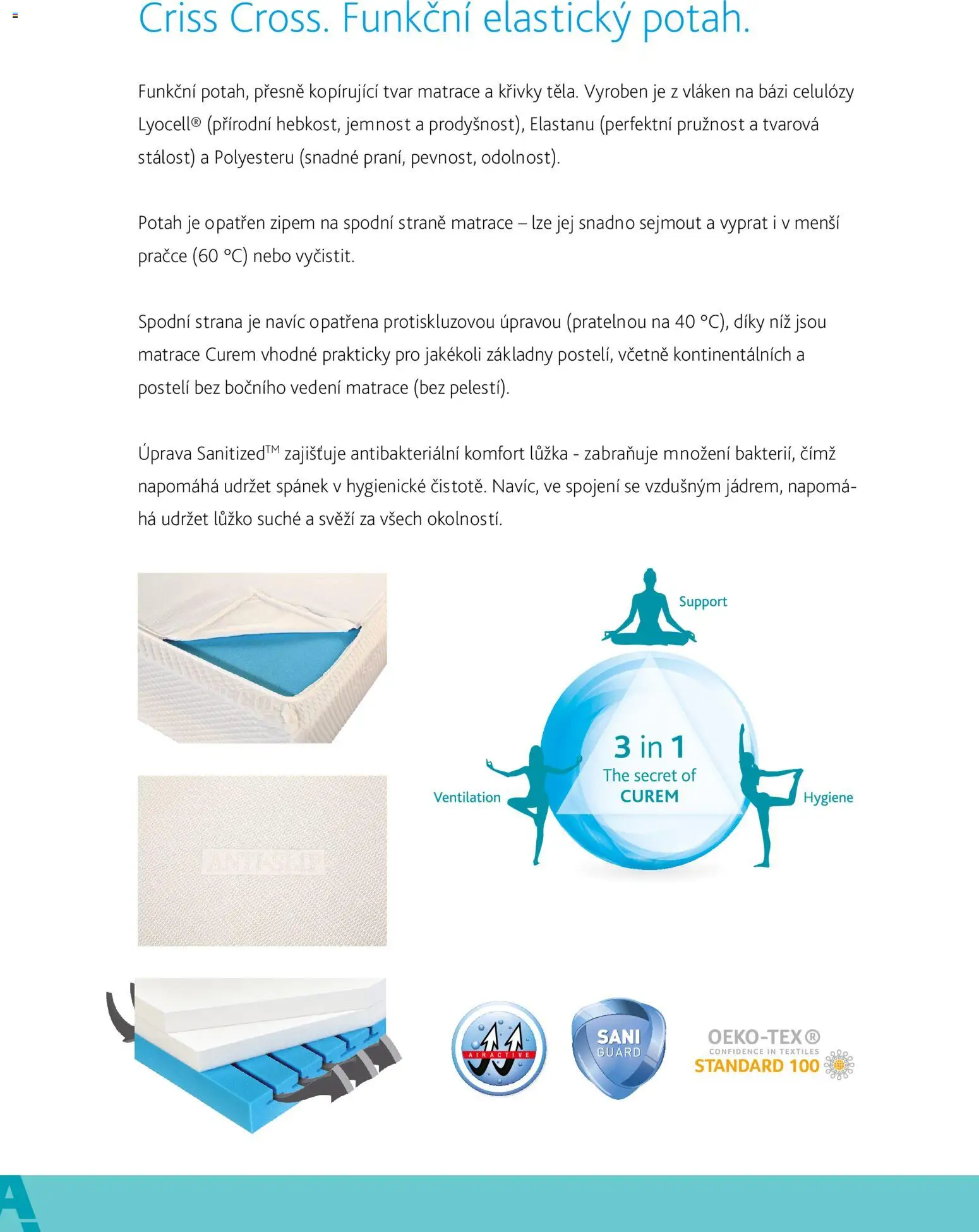 ASKO nábytek leták - Matrace Curem od 01.01.2026 | Strana: 6 | Produkty: Matrace