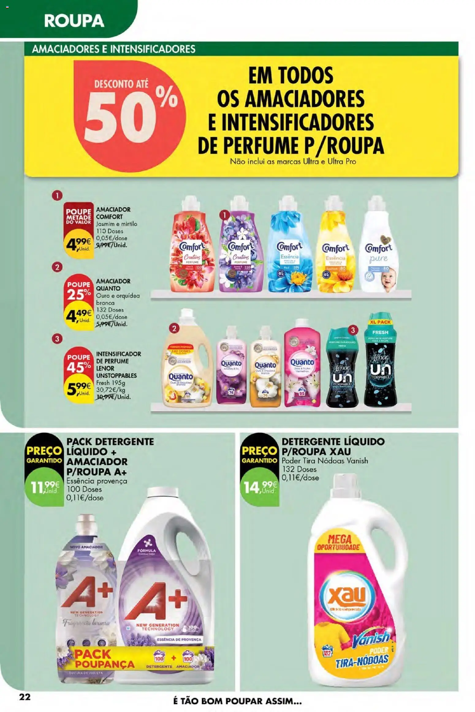 Pingo Doce Poupe Esta Semana Açores │ válido de 05.03.2026 | Página: 22 | Produtos: Perfume, Detergente