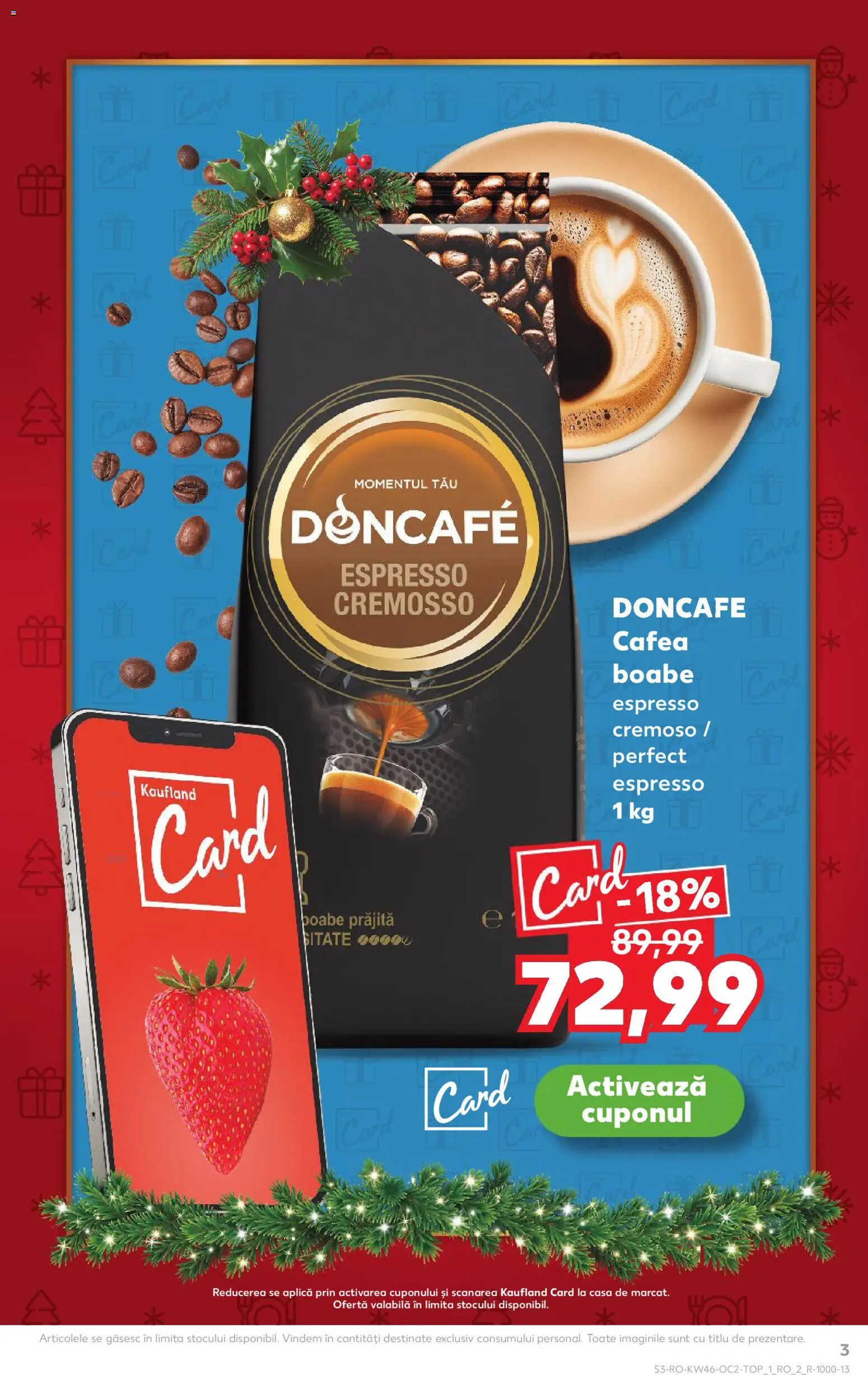 Noul catalog Kaufland – valabil de la 12.11.2025 | Pagină: 3 | Produse: Cafea